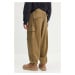 Kalhoty Universal Works Loose Cargo Pant pánské, béžová barva, ve střihu cargo, 29148