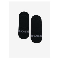 Sada dvou párů pánských ponožek v černé barvě BOSS