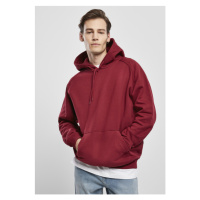 Urban Classics Blank Hoody burgundy