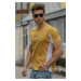 Madmext Men's Yellow T-Shirt 4542