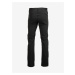 Černé pánské softshellové kalhoty Alpine Pro HEIRUN