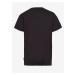 Černé dámské tričko s potiskem O'Neill CONNECTIVE GRAPHIC LONG TSHIRT