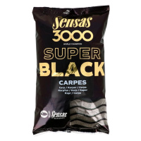 Sensas Krmítková směs 3000 Super Black 1kg - Carpes - Kapr