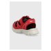Dětské sandály Skechers červená barva