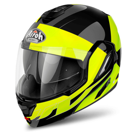 AIROH Rev Fusion REFU31 výklopná helma černá/žlutá