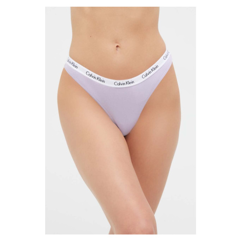 Tanga Calvin Klein Underwear (3-pack) 000QD3587E