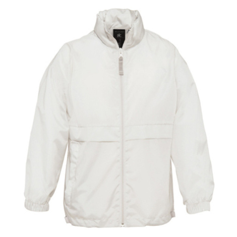 B&amp;C Jacket Sirocco Dětská jarní bunda JK950 White B&C