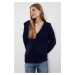 Trendyol Navy Blue Pocket Detailed Knitwear Sweater