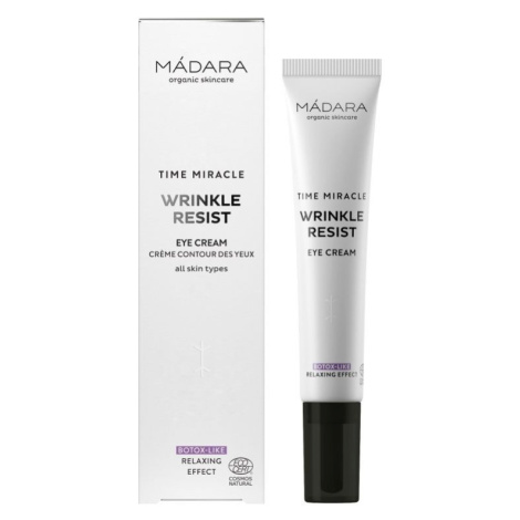 MÁDARA TIME MIRACLE Wrinkle Resist vyhlazující oční krém 20 ml