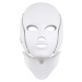 Palsar 7 Ošetřující LED maska na obličej a krk bílá (LED Mask + Neck 7 Colors White)