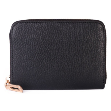 Malé černé dámské kožené peněženky Italiana