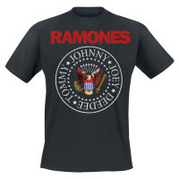 Ramones Seal Red Tričko černá
