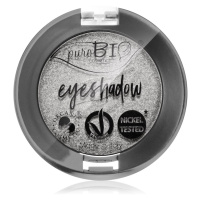 puroBIO Cosmetics Compact Eyeshadows oční stíny odstín 23 Silver 2,5 g