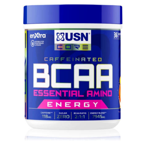 USN BCAA Essential Amino Energy regenerace a růst svalů příchuť Mango - Orange 400 g