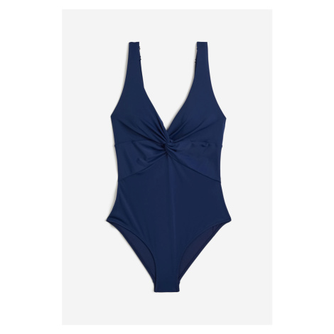 H & M - Tvarující jednodílné plavky - modrá H&M