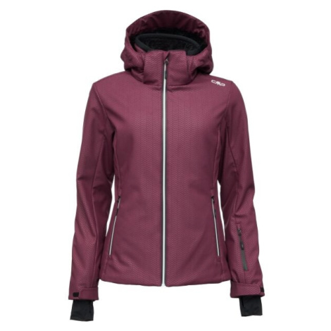 CMP WOMAN JACKET ZIP HOOD Dámská lyžařská bunda, fialová, velikost