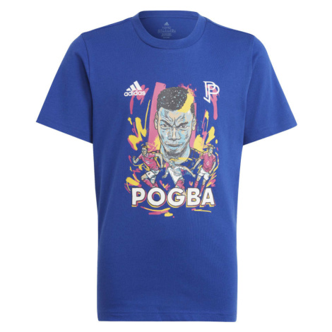Paul Pogba dětské tričko POGBA blue Adidas