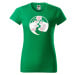 DOBRÝ TRIKO Dámské vodácké tričko NA ŘECE Barva: Středně zelená