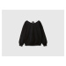 Benetton, Black Wednesday Addams Collared Sweatshirt