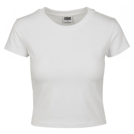 Ladies Stretch Jersey Cropped Tee - white Urban Classics