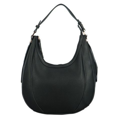 Módní dámská koženková kabelka na rameno Erlea, černá Maria C.