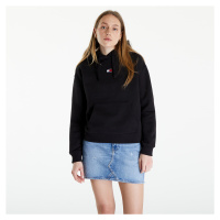 Mikina Tommy Jeans Boxy Badge Hoodie Black