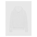 Mikina diesel s-gir-hood-division-logo sweat-shirt bílá