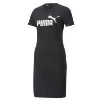 Puma ESSENTIALS SLIM TEE DRESS Dámské šaty, černá, velikost