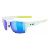 UVEX ESNLT Spirit Urban White Mat/Mirror Blue Cyklistické brýle