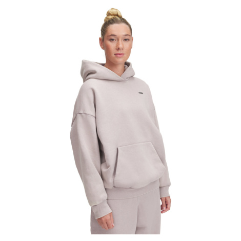 Icon Heavyweight Fleece Oversized Hoodie | Tetra Gray/White Under Armour