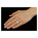 L'AMOUR snubní ocelový prsten pro muže i ženy