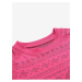 Tmavě růžové holčičí funkční tričko ALPINE PRO Amboso