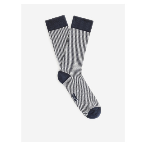 Tmavě modré pruhované ponožky Celio Vicaire