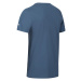 Pánské bavlněné tričko Regatta BREEZED III modrá
