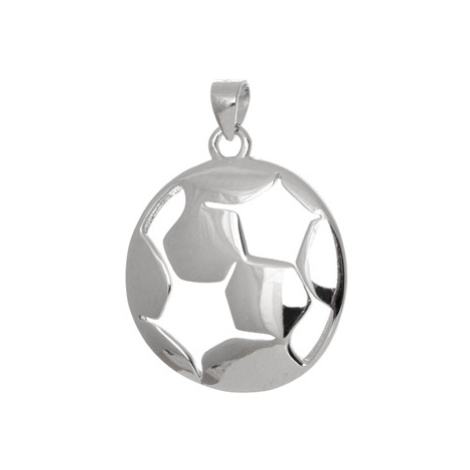 Stříbrný přívěšek fotbalový míč AGH729 Titan
