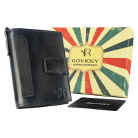 Pánská kožená peněženka v retro stylu