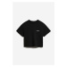 Bavlněné tričko Napapijri černá barva, NA4G97.041-041