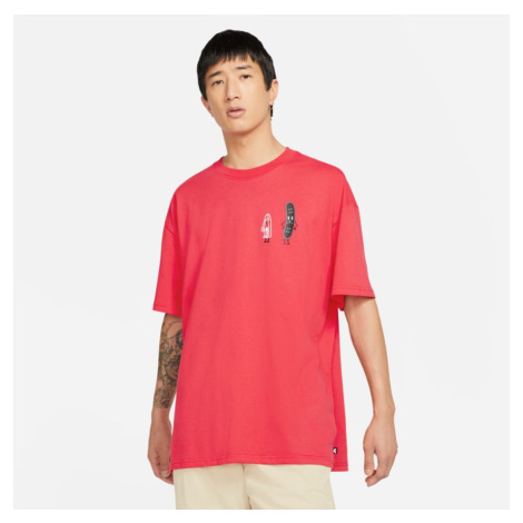 Pánské tričko Nike SB TEE FRIENDS T FUSION RED