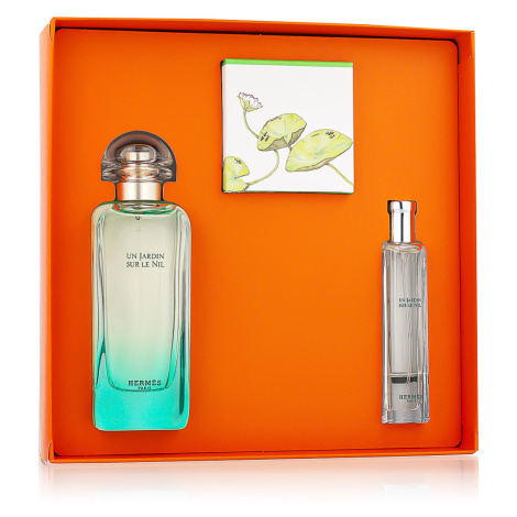 Hermès Un Jardin Sur le Nil EDT 100 ml + EDT 15 ml + tuhé mýdlo 50 g UNISEX NISEX Hermés