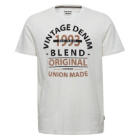 BLEND REGULAR FIT Pánské tričko, bílá, velikost