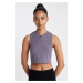 DEFACTO Fit Crop Crew Neck Sports Undershirt