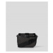 Kabelka karl lagerfeld k/saddle bag mono dnm sm černá