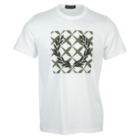 Fred Perry Cross Stitch Printed T-Shirt Bílá