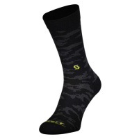Scott TRAIL CAMO CREW Ponožky, černá, velikost