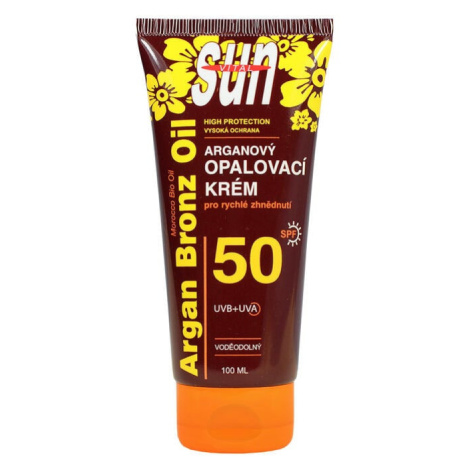 Opalovací krém s BIO arganovým olejem SUN VITAL SPF 50 100 ml VIVACO
