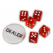 1212  GamesPlanet Poker Set, 500 laserových žetonů Ultimate