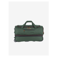 Tmavě zelená cestovní taška Travelite Basics Wheeled duffle S