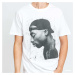 Urban Classics Tupac Cracked Background Tee White