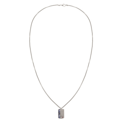 Tommy Hilfiger Moderní ocelový náhrdelník s vojenskou známkou 2790437