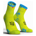 Compressport RACE V3.0 RUN HI Běžecké ponožky, reflexní neon, velikost